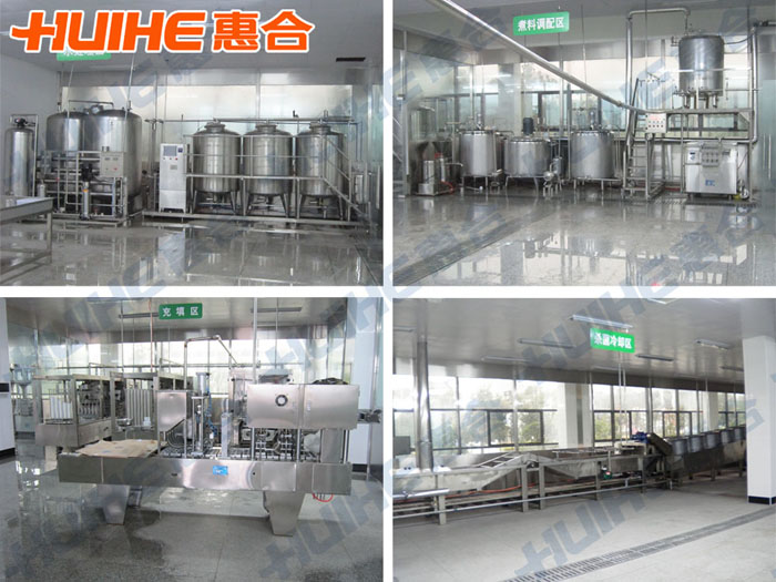 果凍生產(chǎn)線生產(chǎn)車間圖